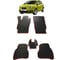 Ковры в салон автомобиля Eva Smart seat ibiza iv хэтчбек 2008 - 2017 эва сота чёрные c синей окантовкой 2491-B5B2-S 1