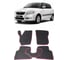 Ковры в салон автомобиля Eva Smart skoda fabia ii 2007 - 2014 эва сота чёрные c черной окантовкой 1720-B5B5-S 1