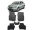 Ковры в салон автомобиля Eva Smart skoda octavia (a5) вариант макси 3d 2004 - 2013 эва сота коричневые c красной окантовкой 3181-A6A7-S 1