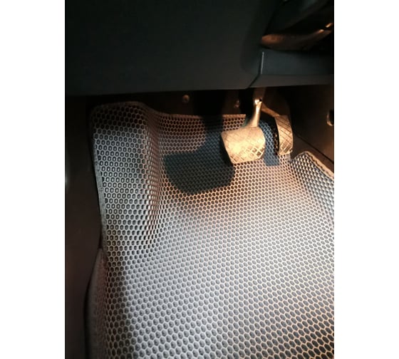 Ковры в салон автомобиля Eva Smart skoda octavia (a7) вариант макси 3d 2013 - 2020 эва сота бежевые c коричневой окантовкой 3212-A1A6-S