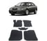 Ковры в салон автомобиля Eva Smart skoda octavia tour 1997 - 2010 эва сота чёрные c красной окантовкой 1726-B5A7-S 1