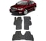 Ковры в салон автомобиля Eva Smart skoda superb ii 2008 - 2015 эва сота серые c серой окантовкой 1731-B1B1-S 1