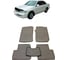 Ковры в салон автомобиля Eva Smart toyota carina (t210) правый руль 1996 - 2001 эва сота коричневые c красной окантовкой 1799-A6A7-S 1