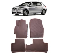Ковры в салон автомобиля Eva Smart toyota auris i вариант макси 3d 2006 - 2012 эва сота чёрные c черной окантовкой 3402-B5B5-S