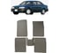Ковры в салон автомобиля Eva Smart toyota avalon (xx10) правый руль 1994 - 1997 эва сота серые c бежевой окантовкой 3912-B1A1-S 1