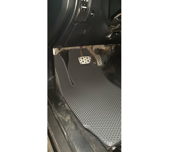 Ковры в салон автомобиля Eva Smart subaru forester iii (sh) 2008 - 2013 эва сота серые c красной окантовкой 1757-B1A7-S