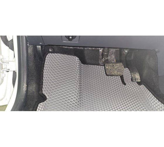 Ковры в салон автомобиля Eva Smart renault sandero ii вариант макси 3d 2014 - эва сота чёрные c бежевой окантовкой 3764-B5A1-S