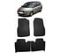 Ковры в салон автомобиля Eva Smart renault scenic ii 2003 - 2010 эва сота серые c коричневой окантовкой 1705-B1A6-S 1
