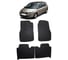 Ковры в салон автомобиля Eva Smart renault scenic ii grand 5мест 2003 - 2010 эва сота коричневые c синей окантовкой 2587-A6B2-S 1