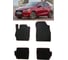 Ковры в салон автомобиля Eva Smart mazda 2 iii (dj) 2014 - 2019 эва сота коричневые c красной окантовкой 3416-A6A7-S 1