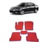 Ковры в салон автомобиля Eva Smart mazda 3 (bk) хэтчбек 2003 - 2009 эва сота коричневые c синей окантовкой 1442-A6B2-S 1