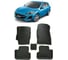 Ковры в салон автомобиля Eva Smart mazda 3 (bl) вариант макси 3d 2009 - 2013 эва сота чёрные c бежевой окантовкой 3596-B5A1-S 1