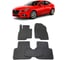 Ковры в салон автомобиля Eva Smart mazda 3 (bm) 2013 - 2019 эва сота чёрные c красной окантовкой 1445-B5A7-S 1