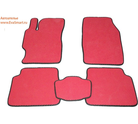 Ковры в салон автомобиля Eva Smart mazda 6 i (gg) 2002 - 2007 эва сота серые c черной окантовкой 2997-B1B5-S