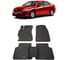 Ковры в салон автомобиля Eva Smart mazda 6 ii (gh) 2007 - 2012 эва сота чёрные c черной окантовкой 1453-B5B5-S 1