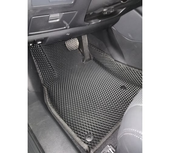 Ковры в салон автомобиля Eva Smart mazda 6 iii (gj) рестайлинг вариант макси 3d 2015 - эва сота коричневые c черной окантовкой 3565-A6B5-S