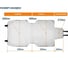 Меховые накидки на сиденье автомобиля AutoFlex из овечьей шерсти, с подголовником, 2 шт., белый, 91211 7