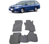 Ковры в салон автомобиля Eva Smart nissan expert правый руль 1999 - 2006 эва сота чёрные c серой окантовкой 2310-B5B1-S