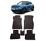 Ковры в салон автомобиля Eva Smart nissan juke вариант макси 3d 2010 - 2019 эва сота чёрные c черной окантовкой 3389-B5B5-S 1