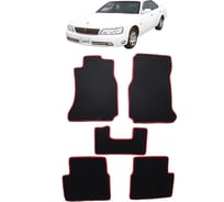 Ковры в салон автомобиля Eva Smart nissan laurel viii (c 35) правый руль 1997 - 2002 эва сота бежевые c красной окантовкой 2518-A1A7-S