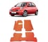 Ковры в салон автомобиля Eva Smart nissan micra iii (k12) 2003 - 2010 эва сота бежевые c красной окантовкой 1579-A1A7-S 1