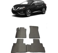 Ковры в салон автомобиля Eva Smart nissan murano (z52) 2014 - эва сота коричневые c коричневой окантовкой 2204-A6A6-S