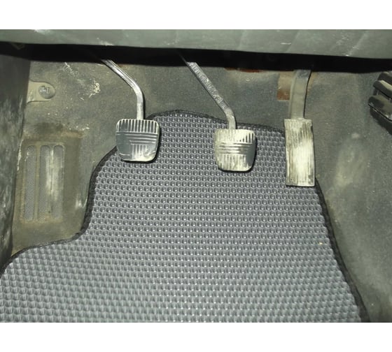Ковры в салон автомобиля Eva Smart nissan navara (d40) 2005 - 2015 эва сота серые c серой окантовкой 1584-B1B1-S