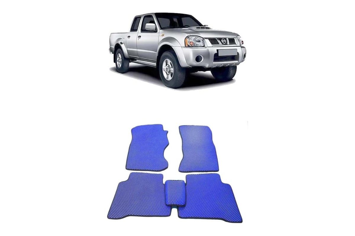 Ковры в салон автомобиля Eva Smart nissan navara (np300) 2008 - 2015 эва  сота коричневые c бежевой окантовкой 2305-A6A1-S - заказать в  интернет-магазине: цена, описание, отзывы.