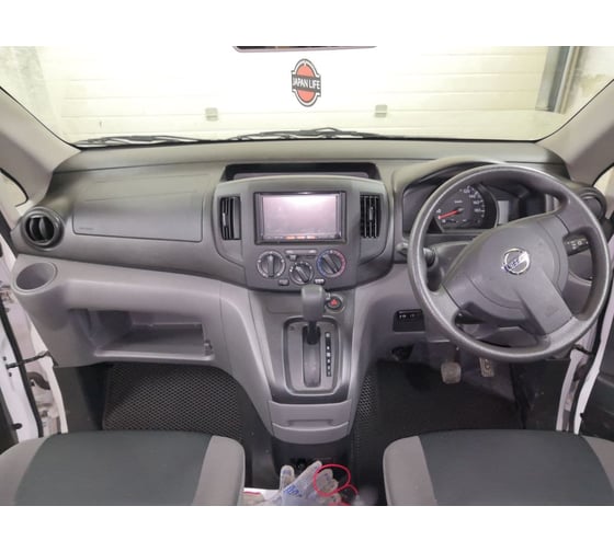 Ковры в салон автомобиля Eva Smart nissan nv200 правый руль минивэн 5мест 2009 - эва сота коричневые c синей окантовкой 3587-A6B2-S