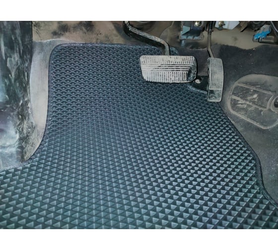 Ковры в салон автомобиля Eva Smart nissan pathfinder ii (r50) 5мест 1996 - 2004 эва сота бежевые c красной окантовкой 2012-A1A7-S