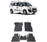Ковры в салон автомобиля Eva Smart fiat doblo l рестайлинг 5мест 2005 - 2015 эва сота коричневые c красной окантовкой 2230-A6A7-S 1
