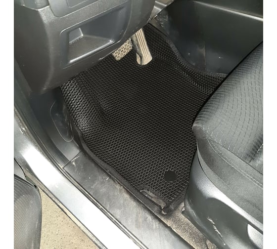 Ковры в салон автомобиля Eva Smart mazda cx-5 вариант макси 3d 2011 - 2017 эва сота бежевые c черной окантовкой 3032-A1B5-S
