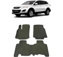 Ковры в салон автомобиля Eva Smart mazda cx-9 i 5мест 2006 - 2016 эва сота бежевые c синей окантовкой 1462-A1B2-S