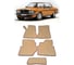 Ковры в салон автомобиля Eva Smart mercedes-benz (w123) coupe 1976 - 1985 эва сота чёрные c коричневой окантовкой 1528-B5A6-S 1