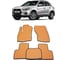 Ковры в салон автомобиля Eva Smart mitsubishi asx 2010 - эва сота коричневые c коричневой окантовкой 1535-A6A6-S 1