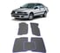 Ковры в салон автомобиля Eva Smart mitsubishi carisma 2001 - 2005 эва сота чёрные c бежевой окантовкой 1537-B5A1-S 1