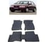 Ковры в салон автомобиля Eva Smart nissan almera i (n15) 1995 - 2000 эва сота коричневые c черной окантовкой 2840-A6B5-S 1