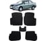 Ковры в салон автомобиля Eva Smart nissan almera classic вариант макси 3d 2006 - 2013 эва сота серые c красной окантовкой 3258-B1A7-S 1
