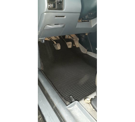 Ковры в салон автомобиля Eva Smart nissan almera classic вариант макси 3d 2006 - 2013 эва сота серые c коричневой окантовкой 3258-B1A6-S