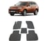Ковры в салон автомобиля Eva Smart mitsubishi outlander iii 5мест 2012 - эва сота коричневые c серой окантовкой 1555-A6B1-S 1