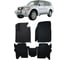 Ковры в салон автомобиля Eva Smart mitsubishi pajero (montero) iii вариант макси 3d 1999 - 2006 эва сота чёрные c красной окантовкой 3385-B5A7-S 1