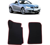 Ковры в салон автомобиля Eva Smart mercedes-benz slk-класс ii (r171) родстер 2004 - 2008 эва сота чёрные c серой окантовкой 2496-B5B1-S