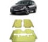 Ковры в салон автомобиля Eva Smart mercedes-benz r-класс (w251) long 6мест 2007 - 2010 эва сота коричневые c синей окантовкой 2165-A6B2-S 1