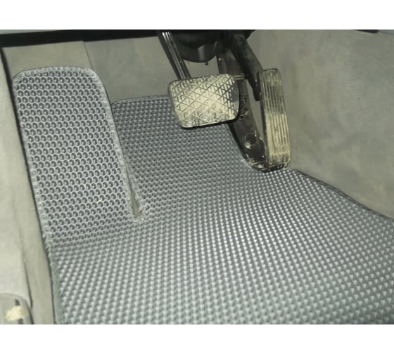 Ковры в салон автомобиля Eva Smart mercedes-benz s-класс v (w221) long 2005 - 2013 эва сота чёрные c коричневой окантовкой 2458-B5A6-S