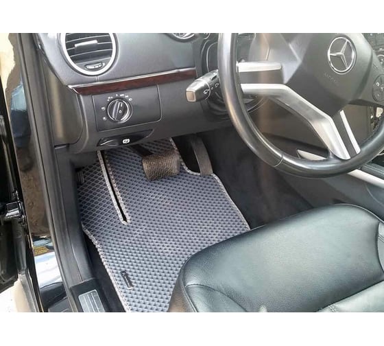 Ковры в салон автомобиля Eva Smart mercedes-benz gl-класс i (x164) 5мест 2006 - 2012 эва сота серые c серой окантовкой 1500-B1B1-S