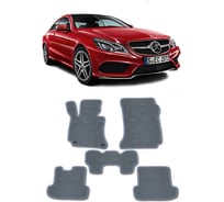 Ковры в салон автомобиля Eva Smart mercedes-benz е-класс iv (w207) 2009 - 2017 эва сота коричневые c красной окантовкой 1495-A6A7-S