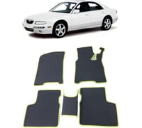 Ковры в салон автомобиля Eva Smart mazda millenia правый руль 1995 - 1999 эва сота бежевые c коричневой окантовкой 2386-A1A6-S