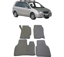 Ковры в салон автомобиля Eva Smart mazda premacy правый руль 1999 - 2004 эва сота бежевые c бежевой окантовкой 1463-A1A1-S