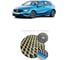 Ковры в салон автомобиля Eva Smart mercedes-benz a-класс iii (w176) 2013 - 2018 эва сота чёрные c синей окантовкой 2047-B5B2-S 1