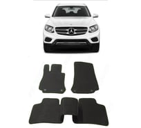 Ковры в салон автомобиля Eva Smart mercedes-benz glс (x253) 2016 - эва сота серые c черной окантовкой 2205-B1B5-S